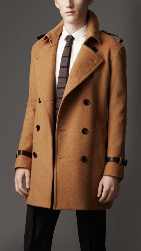 burberry cashmere wool trench coat|authentic burberry men trench coat.